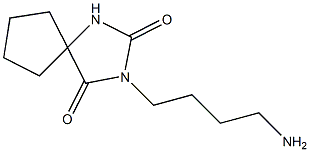 3-(4-aminobutyl)-1,3-diazaspiro[4.4]nonane-2,4-dione Structure