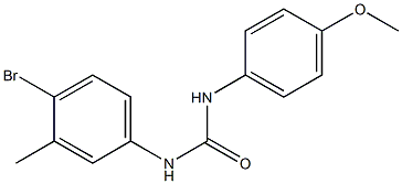 3-(4-bromo-3-methylphenyl)-1-(4-methoxyphenyl)urea Structure