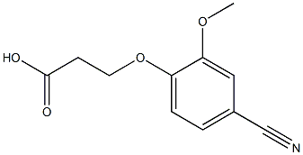 3-(4-cyano-2-methoxyphenoxy)propanoic acid|