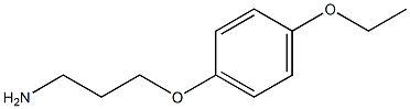 3-(4-ethoxyphenoxy)propan-1-amine 结构式