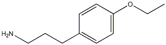 3-(4-ethoxyphenyl)propan-1-amine 化学構造式
