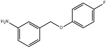 3-(4-fluorophenoxymethyl)aniline, 1016531-20-6, 结构式