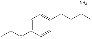 3-(4-isopropoxyphenyl)-1-methylpropylamine