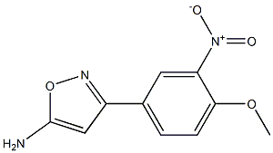 3-(4-methoxy-3-nitrophenyl)-1,2-oxazol-5-amine|