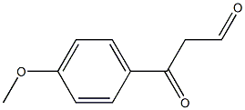 3-(4-methoxyphenyl)-3-oxopropanal 结构式