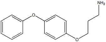 3-(4-phenoxyphenoxy)propan-1-amine 结构式