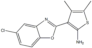 3-(5-chloro-1,3-benzoxazol-2-yl)-4,5-dimethylthiophen-2-amine