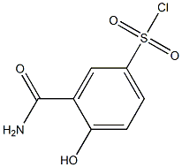 3-(aminocarbonyl)-4-hydroxybenzenesulfonyl chloride|