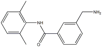 3-(aminomethyl)-N-(2,6-dimethylphenyl)benzamide 化学構造式