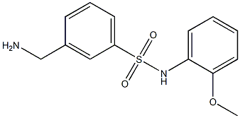 3-(aminomethyl)-N-(2-methoxyphenyl)benzene-1-sulfonamide