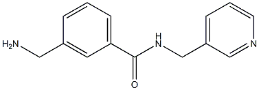 3-(aminomethyl)-N-(pyridin-3-ylmethyl)benzamide|