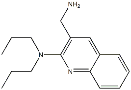 3-(aminomethyl)-N,N-dipropylquinolin-2-amine Structure
