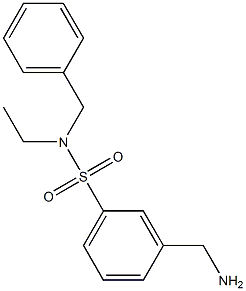 3-(aminomethyl)-N-benzyl-N-ethylbenzene-1-sulfonamide