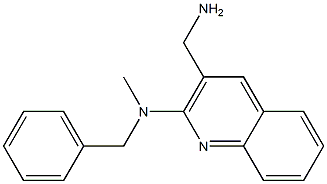 3-(aminomethyl)-N-benzyl-N-methylquinolin-2-amine Struktur