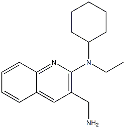 3-(aminomethyl)-N-cyclohexyl-N-ethylquinolin-2-amine|