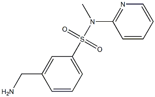3-(aminomethyl)-N-methyl-N-(pyridin-2-yl)benzene-1-sulfonamide