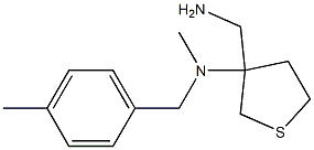 3-(aminomethyl)-N-methyl-N-[(4-methylphenyl)methyl]thiolan-3-amine