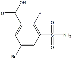 3-(aminosulfonyl)-5-bromo-2-fluorobenzoic acid
