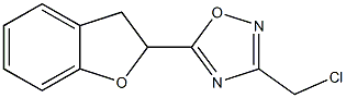 3-(chloromethyl)-5-(2,3-dihydro-1-benzofuran-2-yl)-1,2,4-oxadiazole