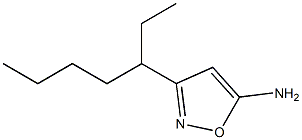 3-(heptan-3-yl)-1,2-oxazol-5-amine,,结构式