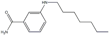 3-(heptylamino)benzamide,,结构式