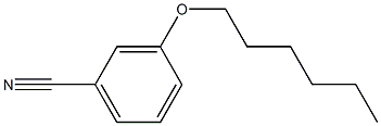 3-(hexyloxy)benzonitrile 结构式