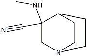  3-(methylamino)-1-azabicyclo[2.2.2]octane-3-carbonitrile