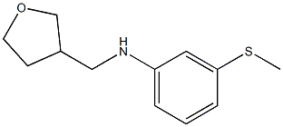 3-(methylsulfanyl)-N-(oxolan-3-ylmethyl)aniline