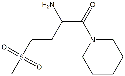 3-(methylsulfonyl)-1-(piperidin-1-ylcarbonyl)propylamine