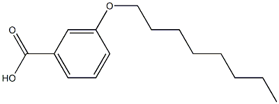 3-(octyloxy)benzoic acid 结构式