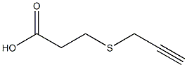 3-(prop-2-ynylthio)propanoic acid Structure