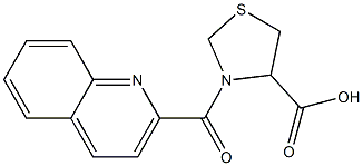  3-(quinolin-2-ylcarbonyl)-1,3-thiazolidine-4-carboxylic acid