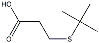3-(tert-butylsulfanyl)propanoic acid Structure