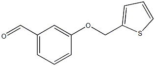 3-(thien-2-ylmethoxy)benzaldehyde 化学構造式
