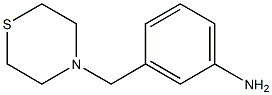 3-(thiomorpholin-4-ylmethyl)aniline Structure