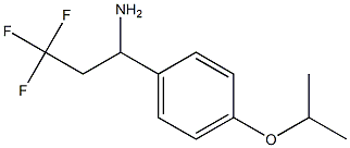  3,3,3-trifluoro-1-[4-(propan-2-yloxy)phenyl]propan-1-amine