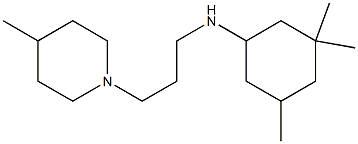 3,3,5-trimethyl-N-[3-(4-methylpiperidin-1-yl)propyl]cyclohexan-1-amine