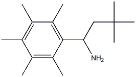 3,3-dimethyl-1-(2,3,4,5,6-pentamethylphenyl)butan-1-amine