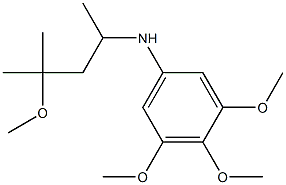 3,4,5-trimethoxy-N-(4-methoxy-4-methylpentan-2-yl)aniline|