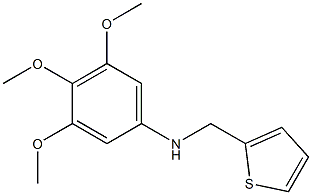  3,4,5-trimethoxy-N-(thiophen-2-ylmethyl)aniline