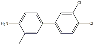 3',4'-dichloro-3-methyl-1,1'-biphenyl-4-amine Struktur