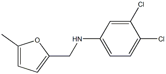 3,4-dichloro-N-[(5-methylfuran-2-yl)methyl]aniline Structure