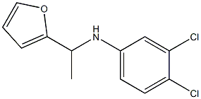 3,4-dichloro-N-[1-(furan-2-yl)ethyl]aniline,,结构式