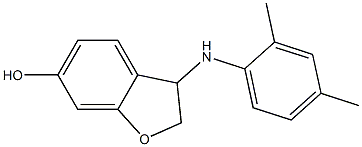 3-[(2,4-dimethylphenyl)amino]-2,3-dihydro-1-benzofuran-6-ol|