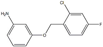 3-[(2-chloro-4-fluorophenyl)methoxy]aniline