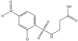 3-[(2-chloro-4-nitrobenzene)sulfonamido]propanoic acid