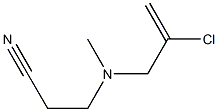 3-[(2-chloroprop-2-en-1-yl)(methyl)amino]propanenitrile