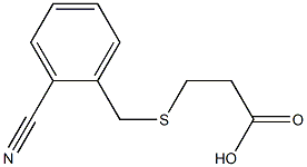  3-[(2-cyanobenzyl)thio]propanoic acid