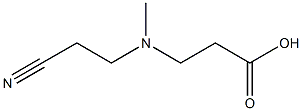 3-[(2-cyanoethyl)(methyl)amino]propanoic acid,,结构式