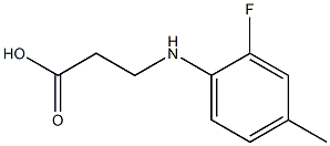 3-[(2-fluoro-4-methylphenyl)amino]propanoic acid|